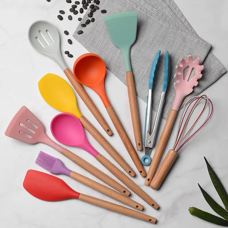 Kitchen Accessories Silicone Cooking Set